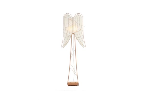 Lampadaire cuivre Parle à ton ange Atelier Jour de Lune